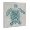 Stupell Industries Mediterranean Patterned Turtle Canvas By Hannah Dawson